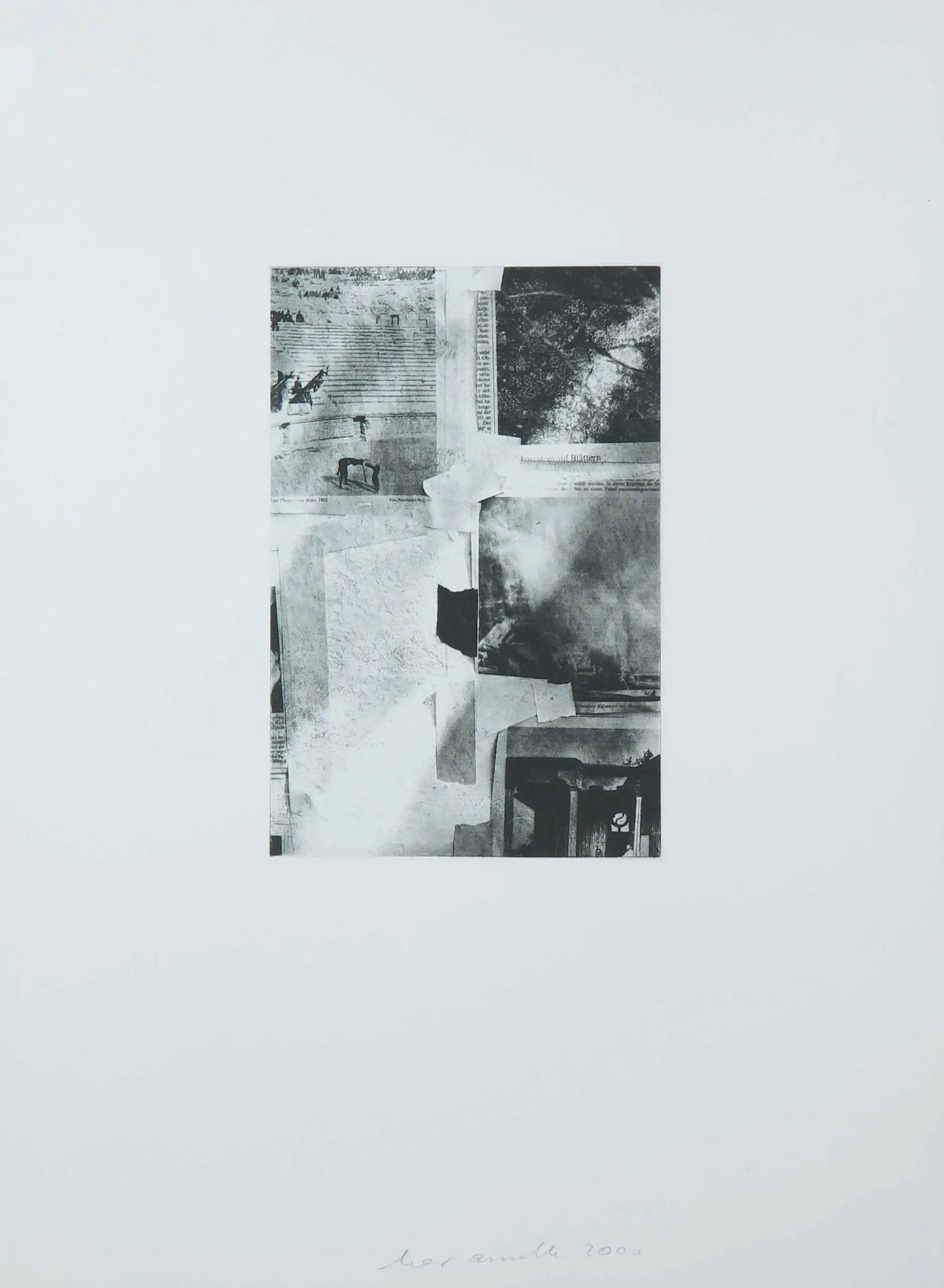Ernst Caramelle - Collage Etching