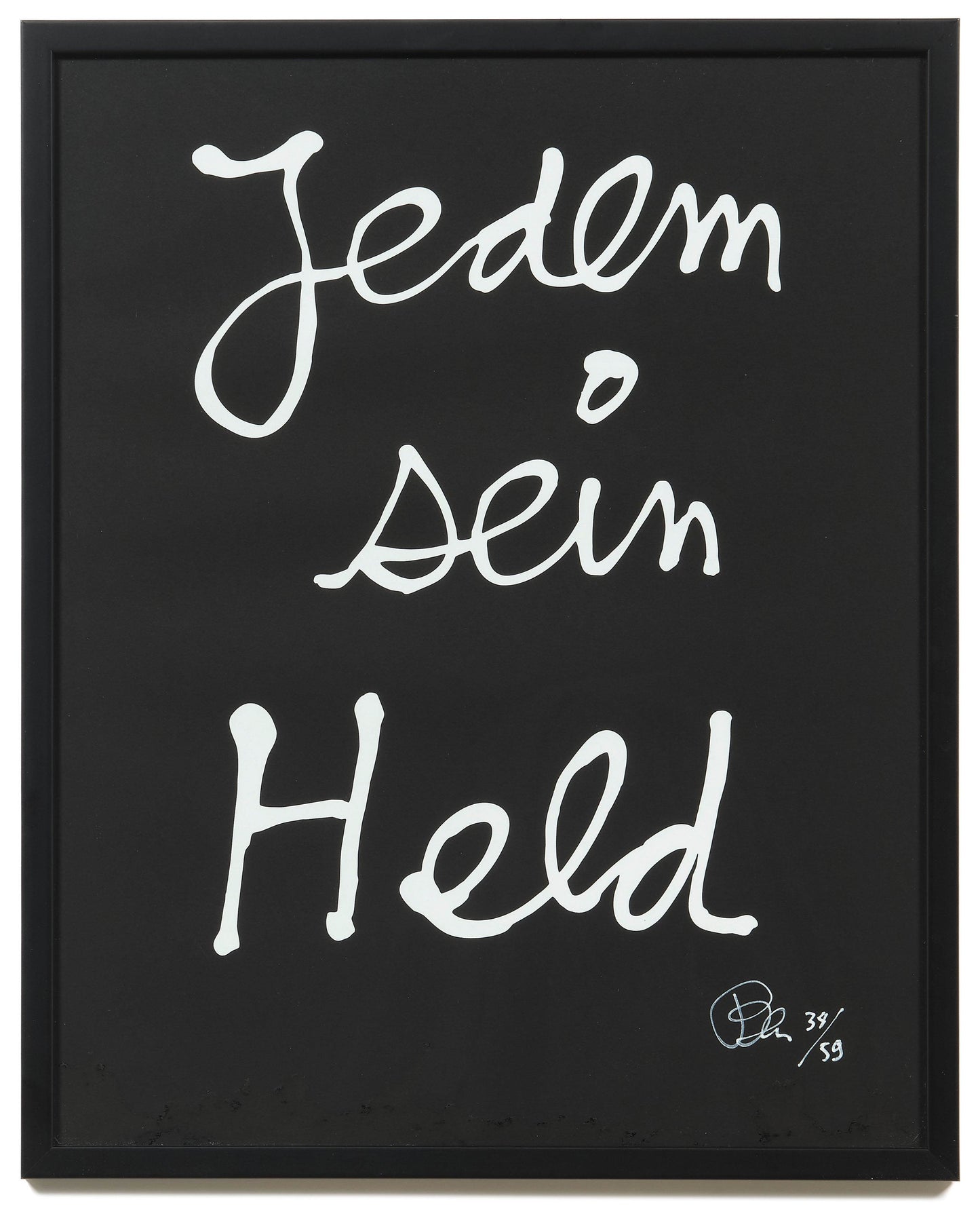 Ben Vautier ~ Jedem Sein Held