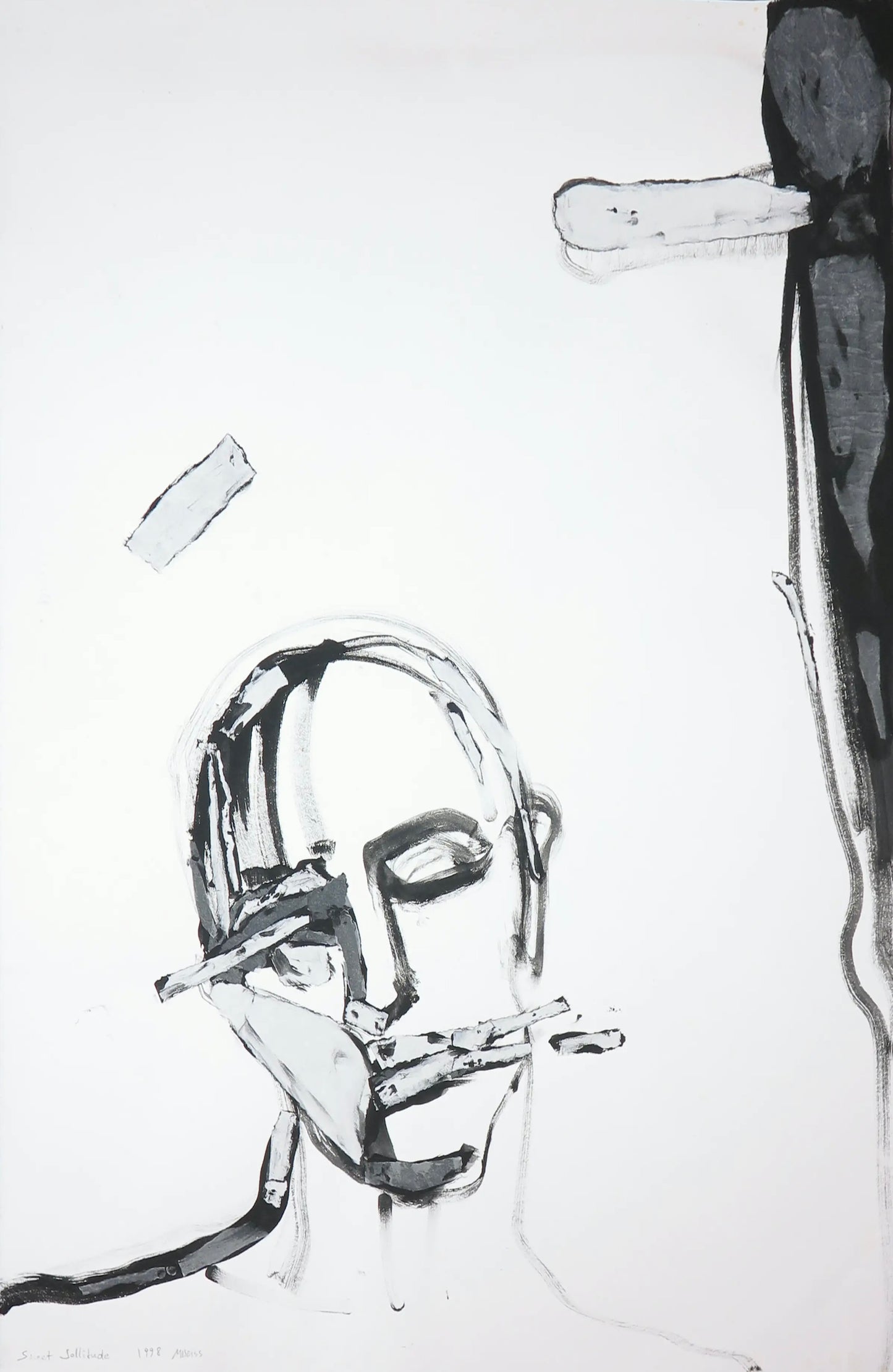 Monika Weiss - Original Drawing/Collage