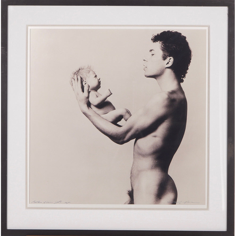 Paul Blanca - Self portrait father & son