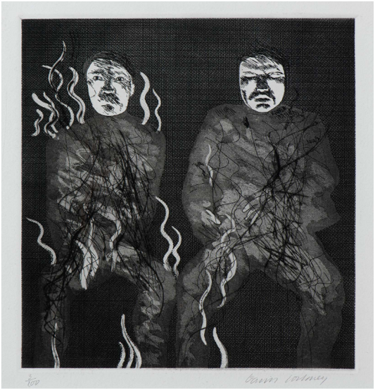 David Hockney - Corpses on Fire