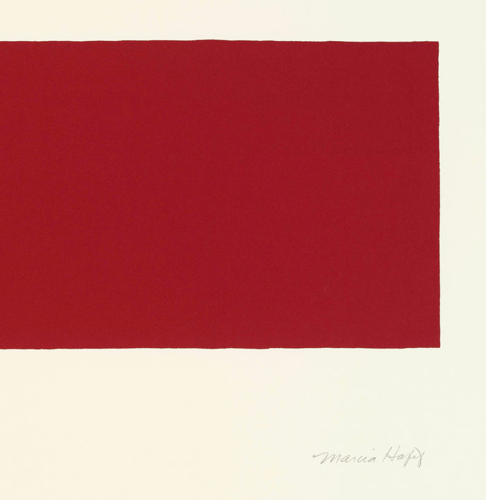 Marcia Hafif  – screen print