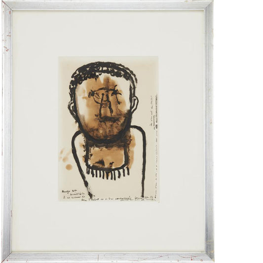 Corneille – ORIGINAL drawing – Portrait of Hugo Claus